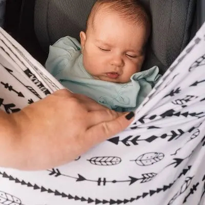 Milk Snob Nursing Cover/Baby Car Seat Canopy cover for Breastfeeding,- Arrows