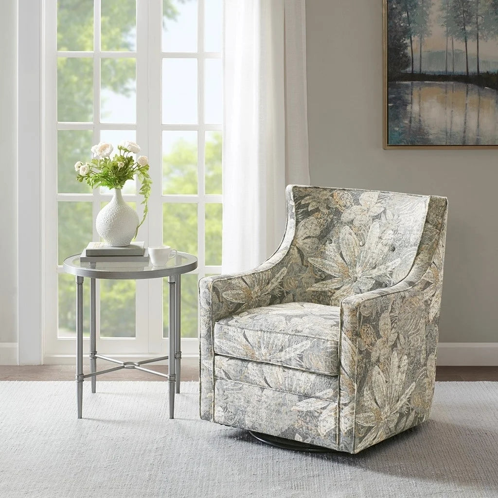 Kirsten Classic Curve Back Swivel Glider Chair - GRACE-11433