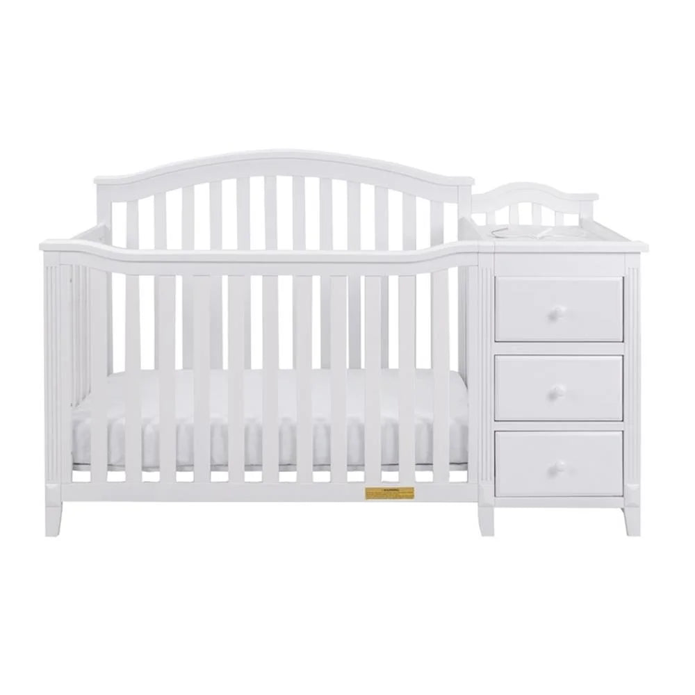 Kali II 4-In-1 Convertible Crib and Changer White