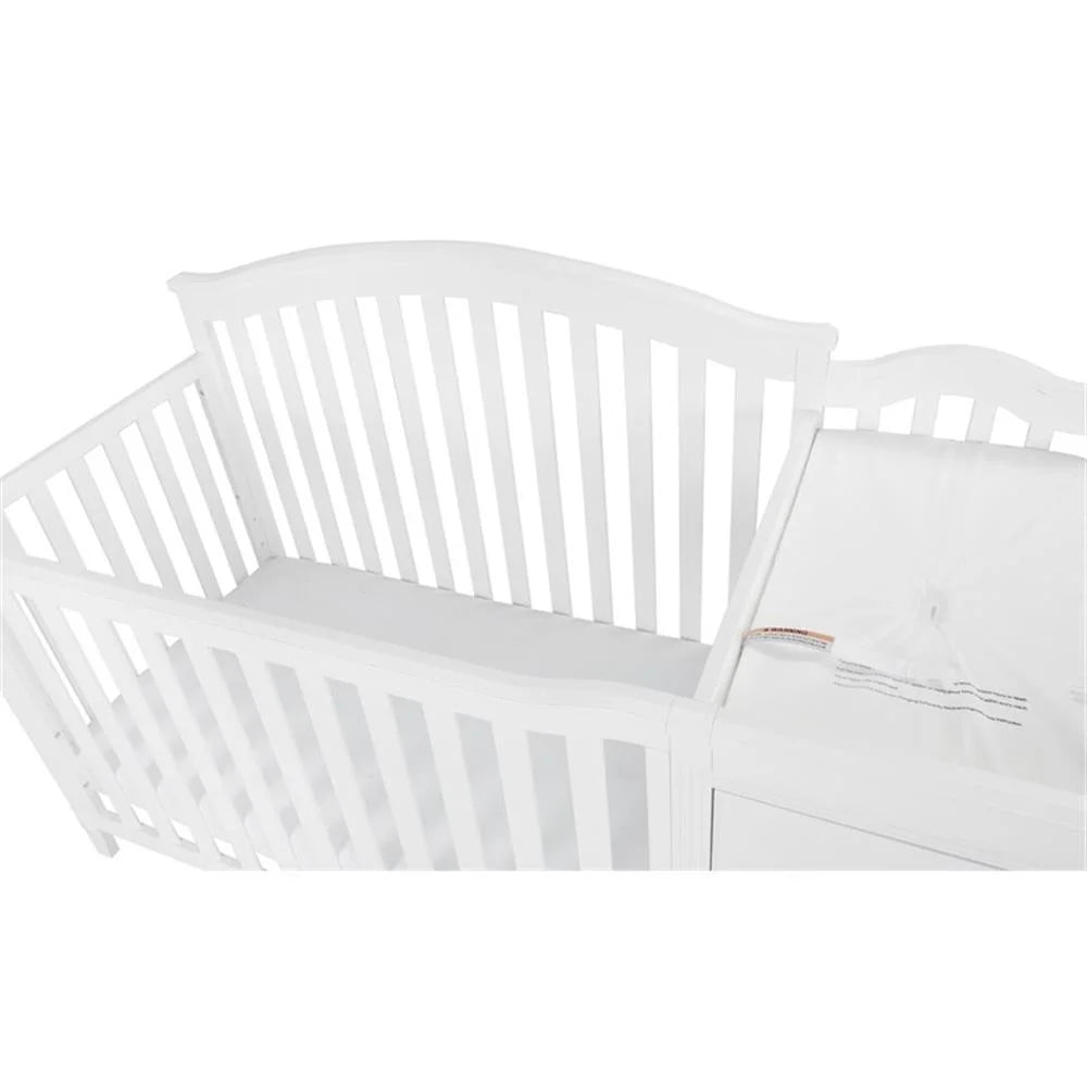 Kali II 4-In-1 Convertible Crib and Changer White