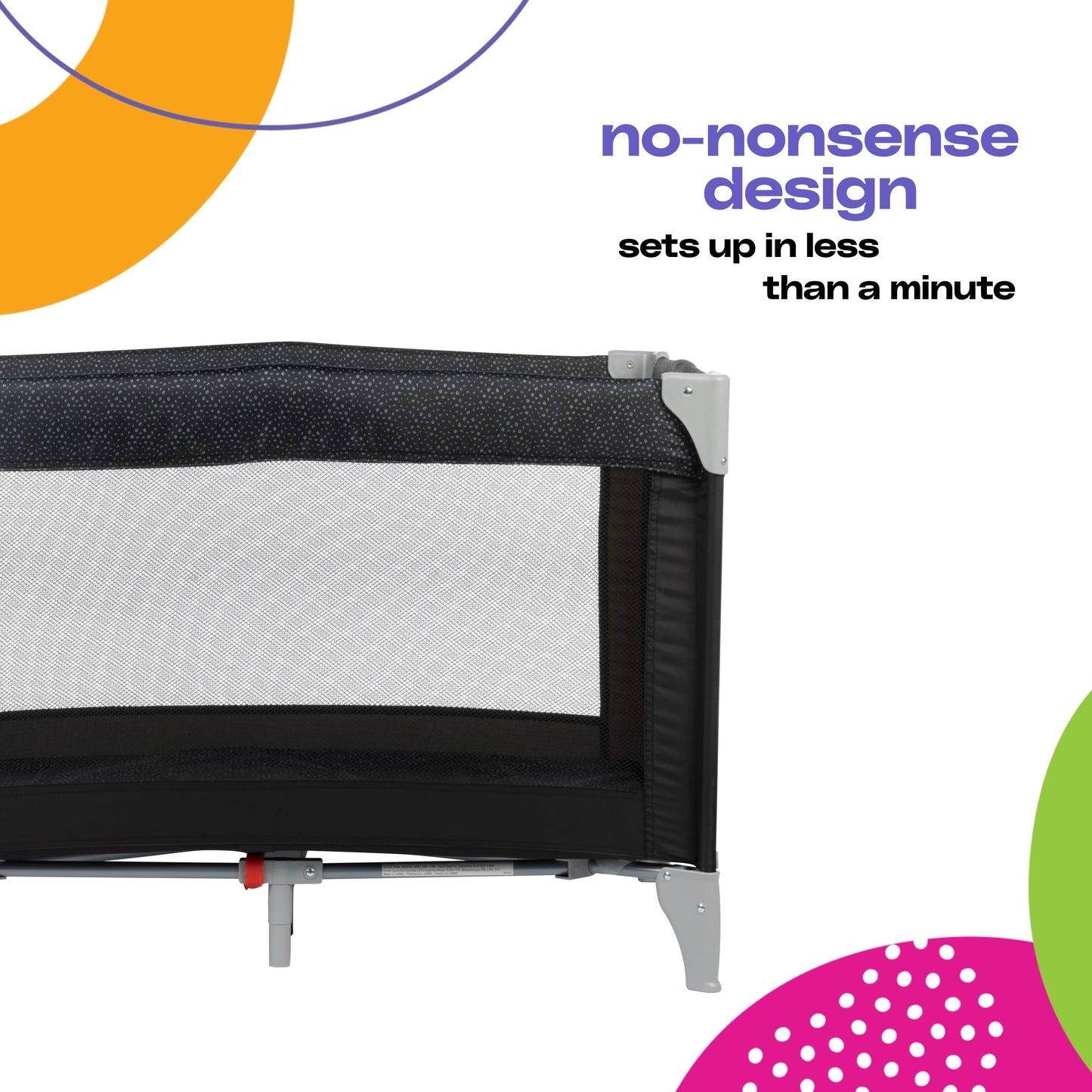 Funsport Portable Compact Baby Play Yard, Zuri