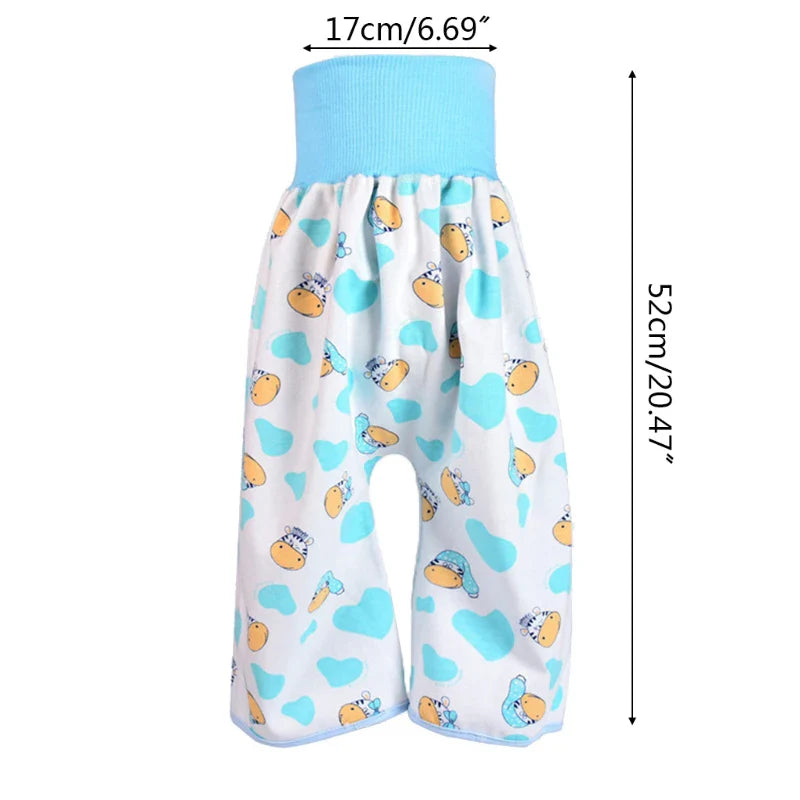Diaper Shorts 2 in 1 - anti Bed-Wetting Washable Cotton Potty Training Nappy Pants