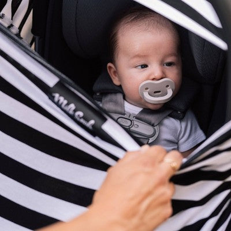 Milk Snob Nursing Cover/Baby Car Seat Canopy - Signature Stripe