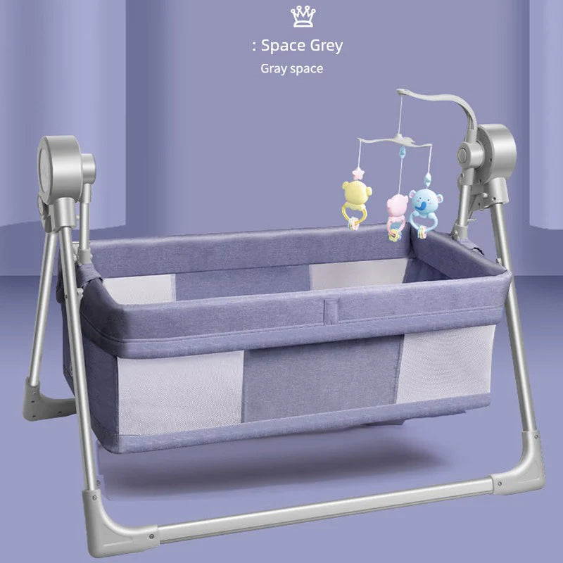 Automatic Baby Cradle - Soothing Bluetooth Sleeping Basket Swing