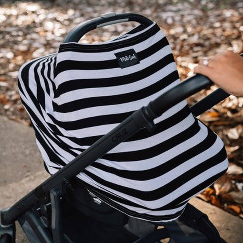 Milk Snob Nursing Cover/Baby Car Seat Canopy - Signature Stripe