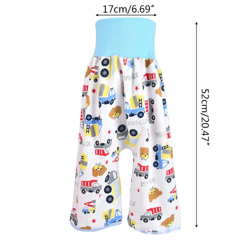 Diaper Shorts 2 in 1 - anti Bed-Wetting Washable Cotton Potty Training Nappy Pants