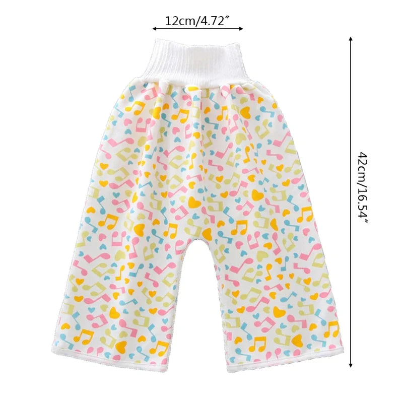 Diaper Shorts 2 in 1 - anti Bed-Wetting Washable Cotton Potty Training Nappy Pants