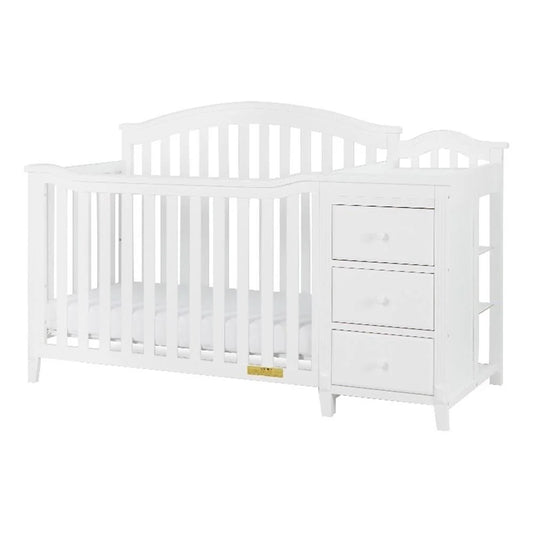 Kali II 4-In-1 Convertible Crib and Changer White